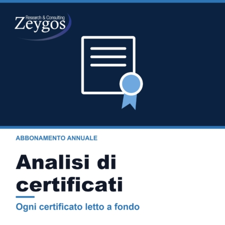 Analisi di certificati di investimento